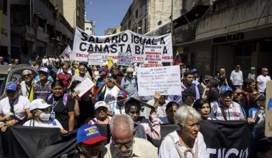 Protesta de Trabajadores universitarios.