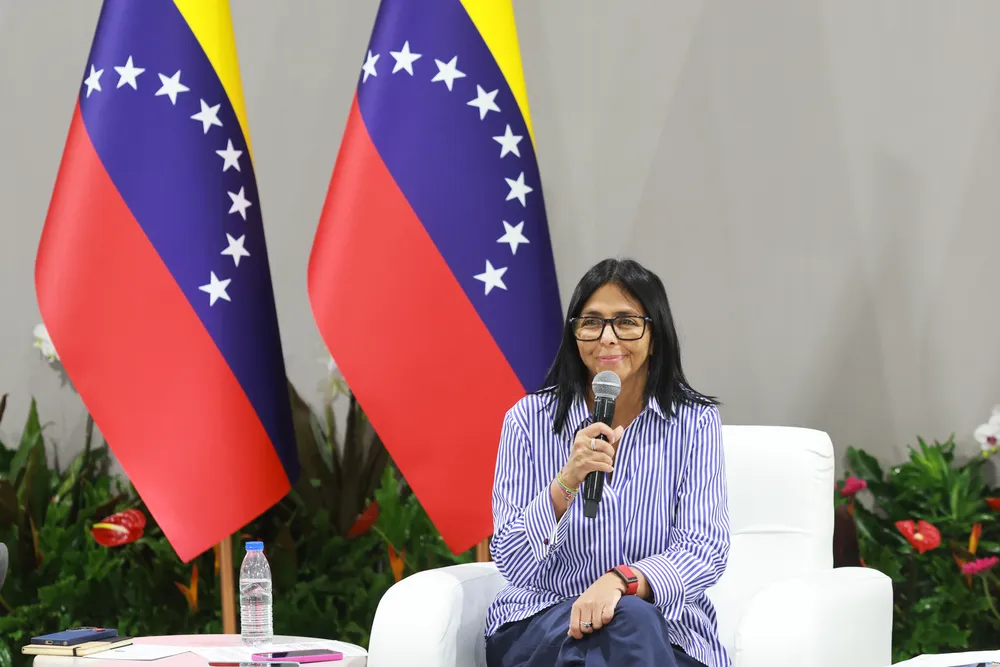 Delcy Rodríguez, presidenta encargada de Venezuela.